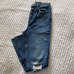 A&F Ultra High Rise Mom Jean